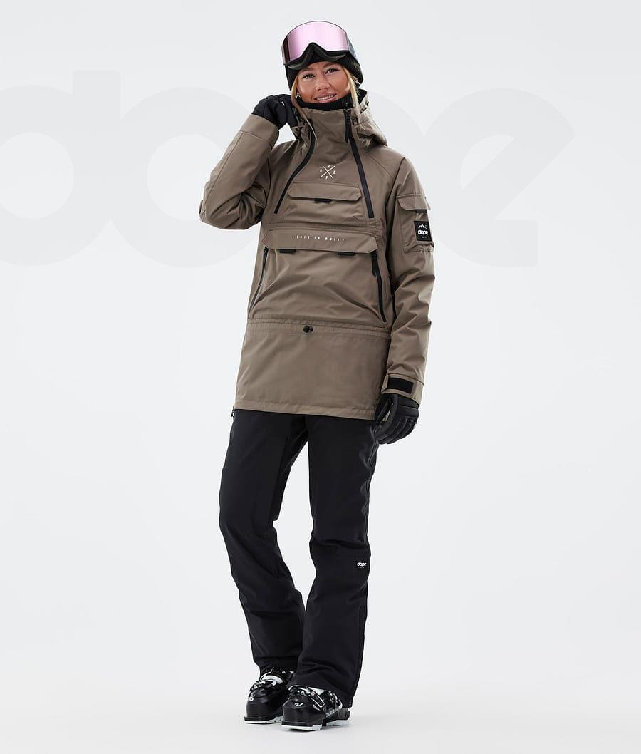 Coffee Women's Dope Akin W Ski Jackets | AUNB3577