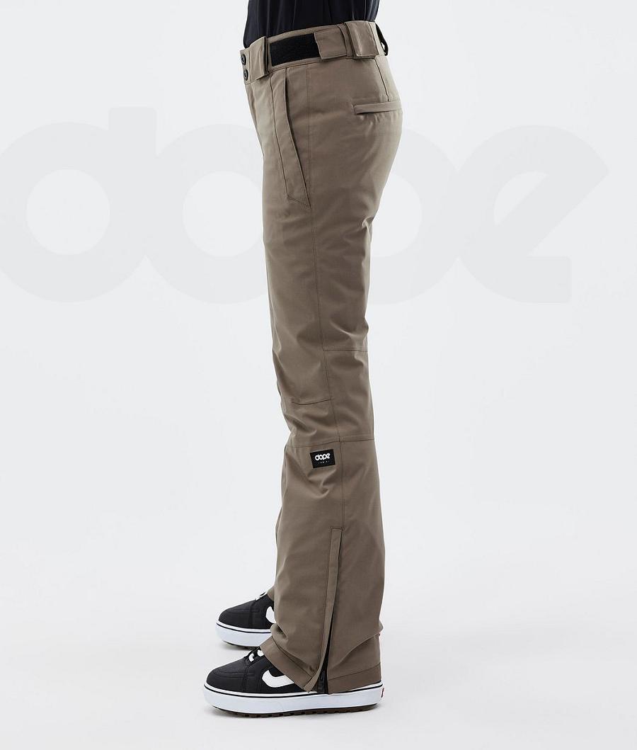 Coffee Women's Dope Con W Snowboard Pants | AUXF3256