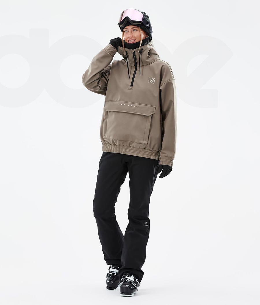 Coffee Women's Dope Cyclone W Ski Jackets | AURW3649