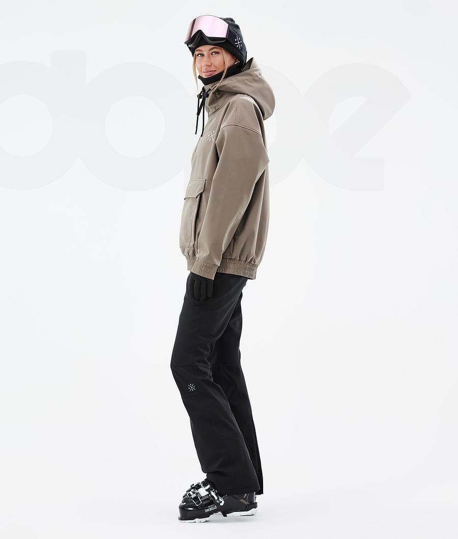 Coffee Women's Dope Cyclone W Ski Jackets | AURW3649