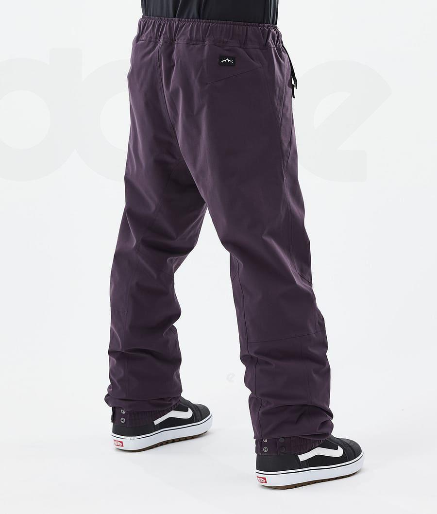 Dark / Purple Men's Dope Blizzard Snowboard Pants | AURW2556