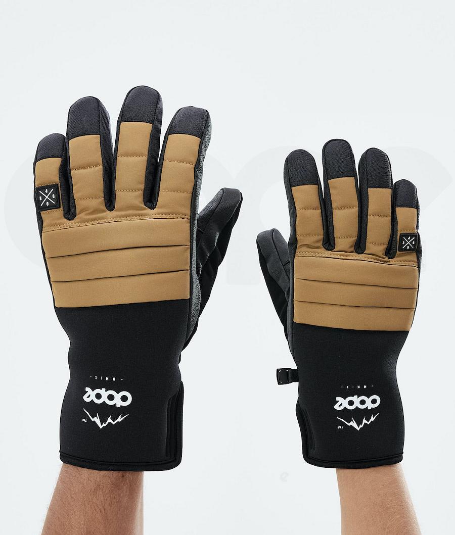 Gold Men\'s Dope Ace 2021 Gloves | AUHK3093