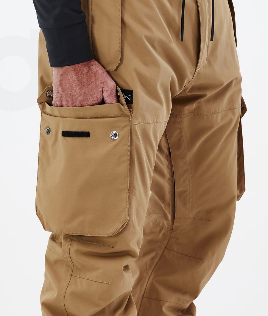 Gold Men's Dope Iconic Ski Pants | AUYU2633