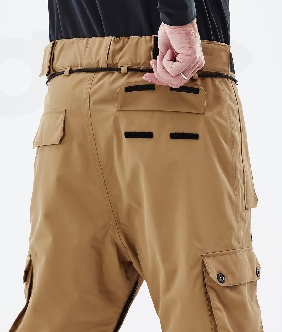 Gold Men's Dope Iconic Ski Pants | AUYU2633