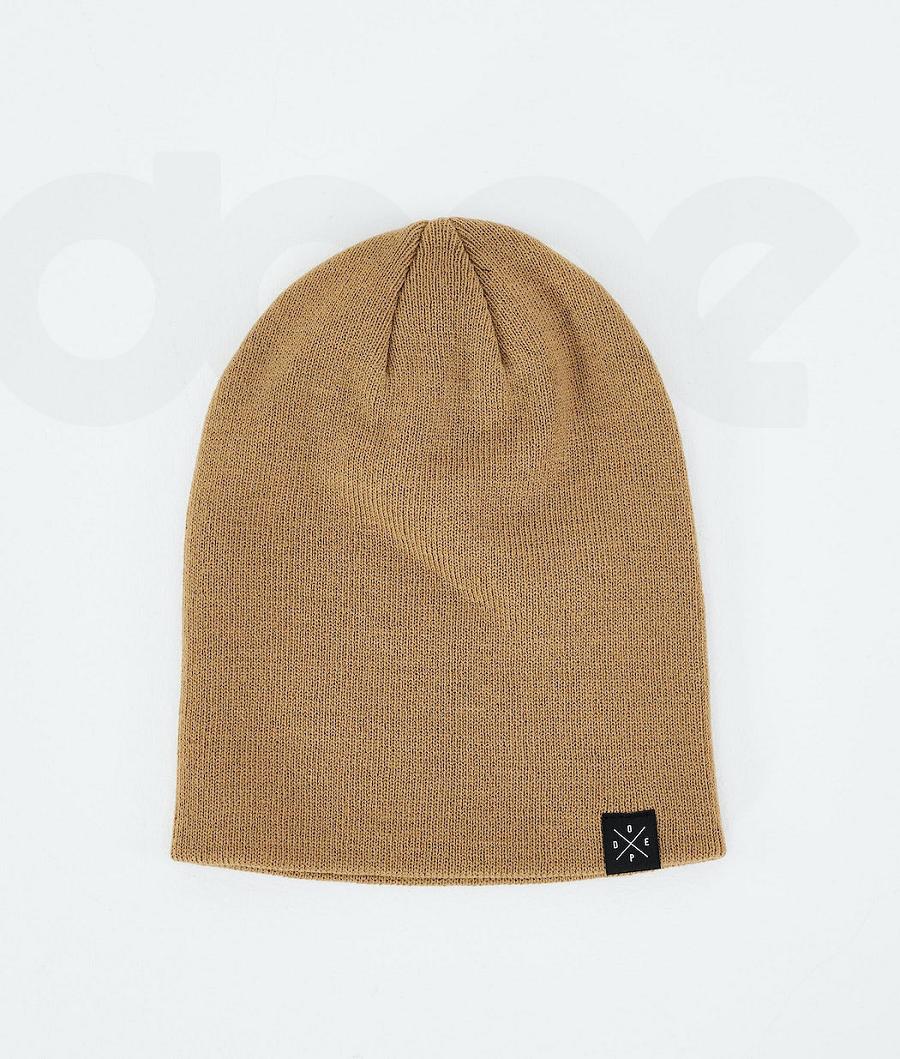 Gold Men's Dope Solitude Beanie | AUWY3205