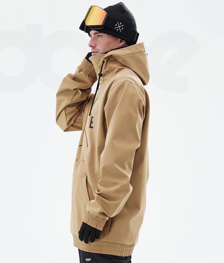 Gold Men's Dope Yeti 2X-Up Snowboard Jackets | AUTV2847