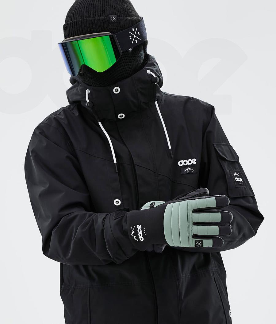 Green Men's Dope Ace Gloves | AUQZ3082