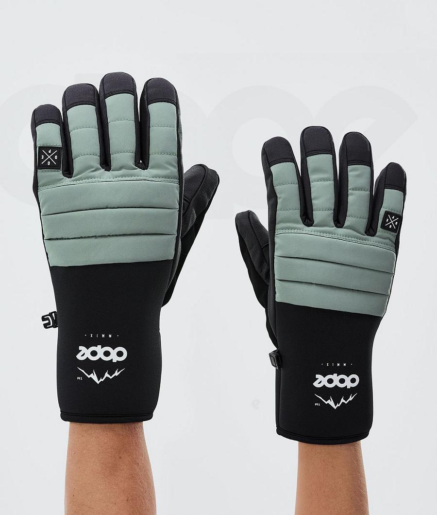 Green Men\'s Dope Ace Gloves | AUQZ3082