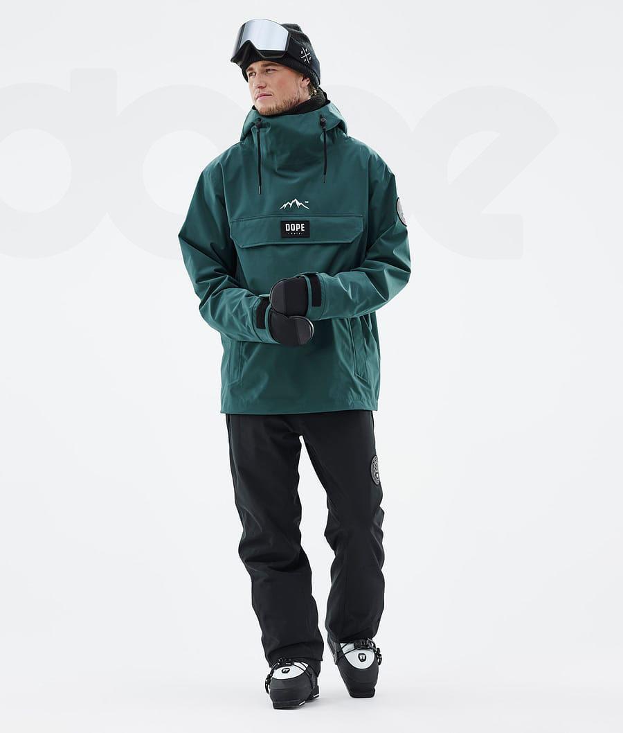 Green Men's Dope Blizzard Ski Jackets | AUHK2906