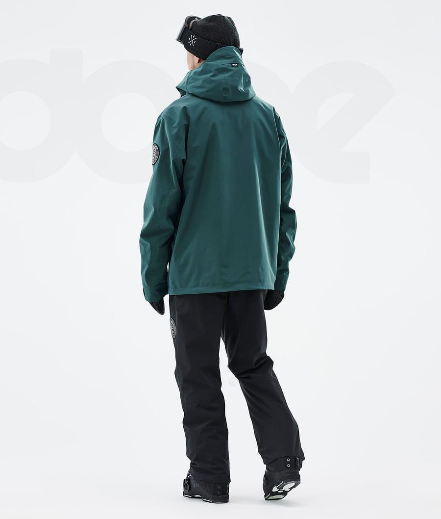 Green Men's Dope Blizzard Ski Jackets | AUHK2906