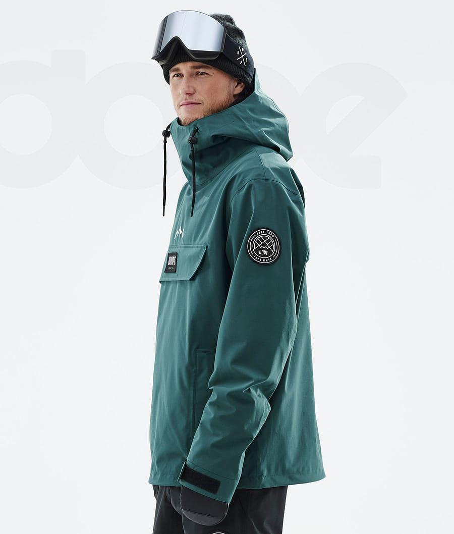 Green Men's Dope Blizzard Ski Jackets | AUHK2906