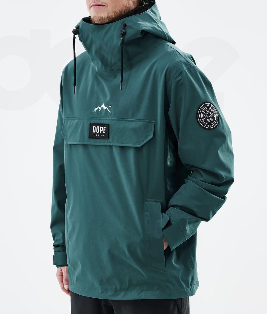 Green Men's Dope Blizzard Ski Jackets | AUHK2906