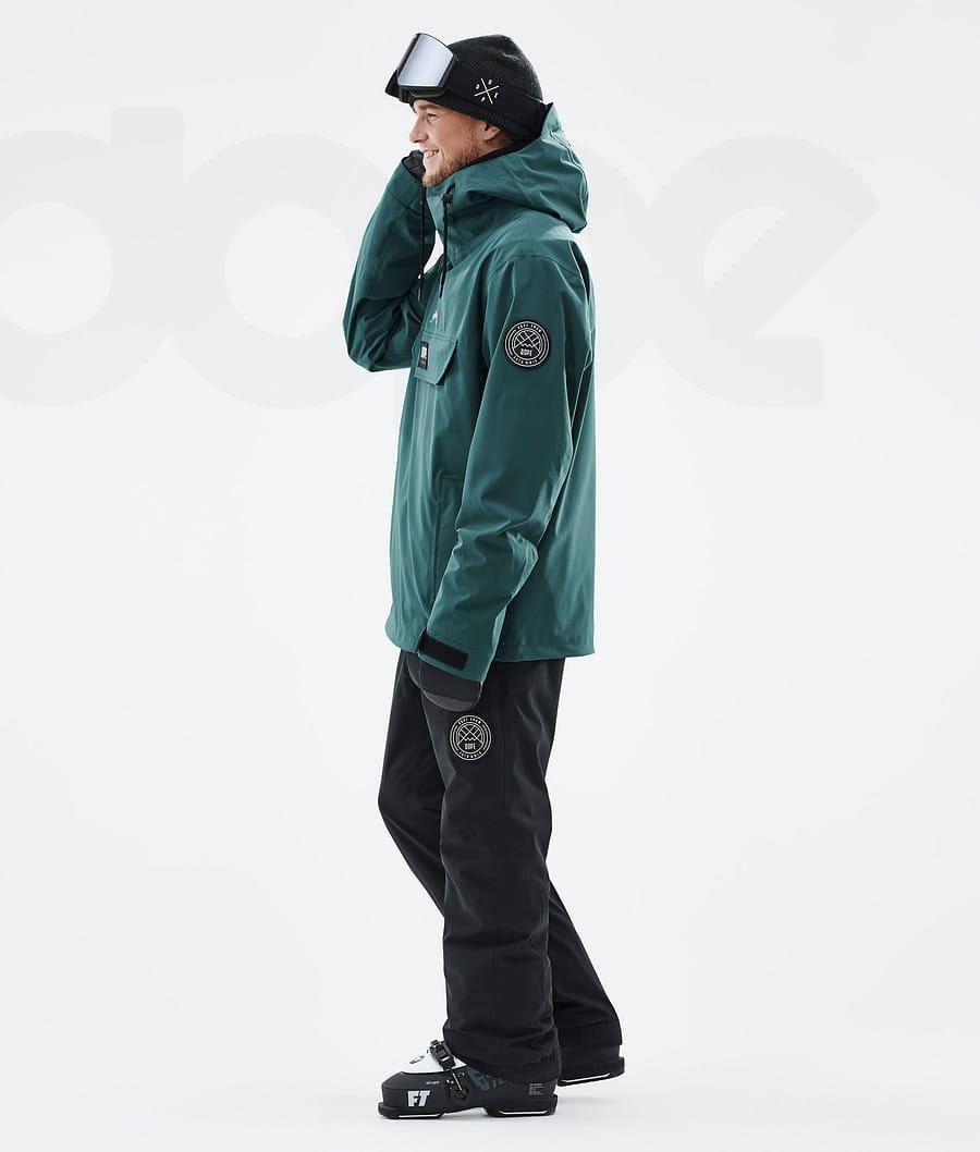 Green Men's Dope Blizzard Ski Jackets | AUHK2906