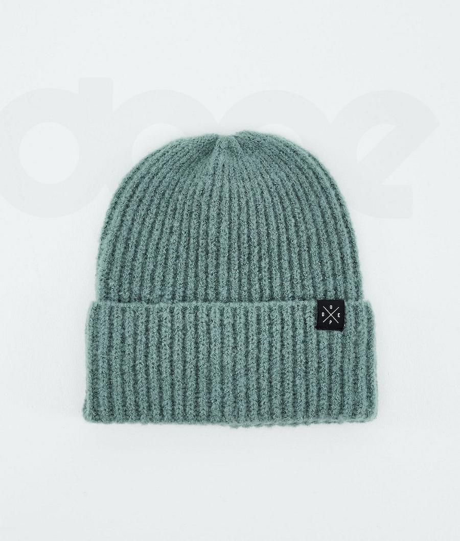 Green Men\'s Dope Chunky Beanie | AUSO3168