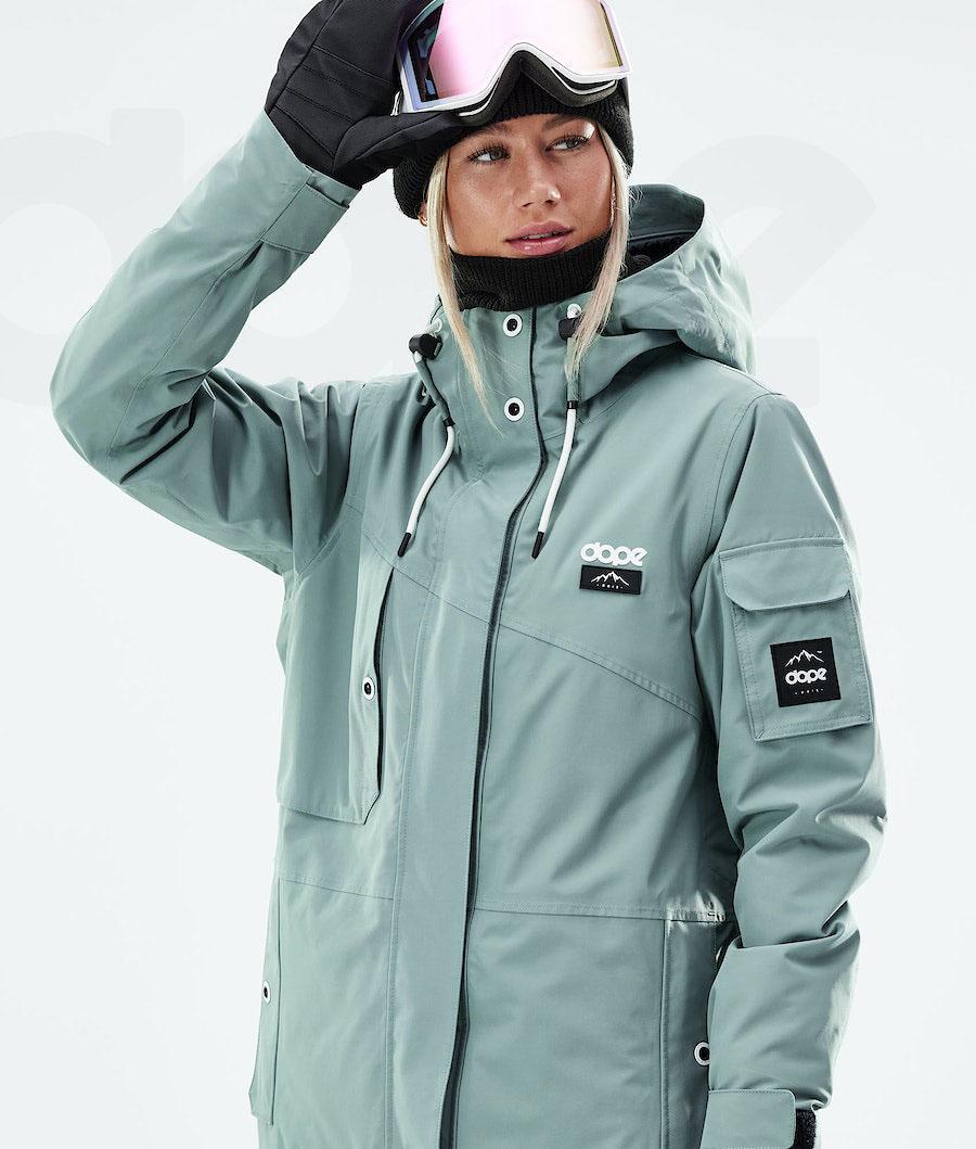 Green Women's Dope Adept W 2021 Ski Jackets | AUUT3569