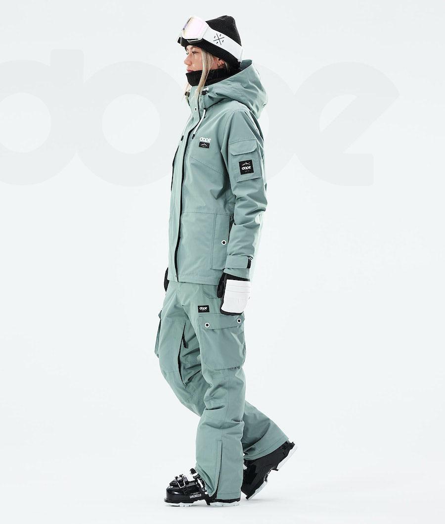 Green Women's Dope Adept W 2021 Ski Jackets | AUUT3569