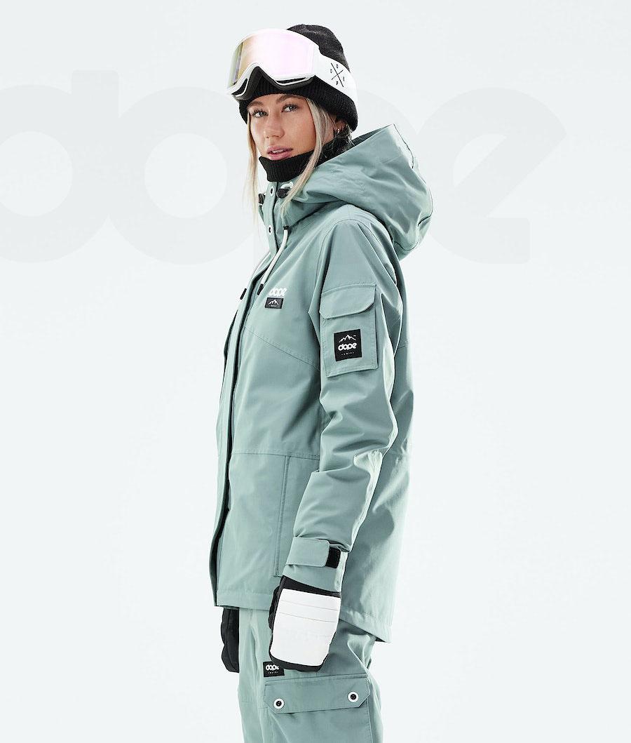 Green Women's Dope Adept W 2021 Ski Jackets | AUUT3569