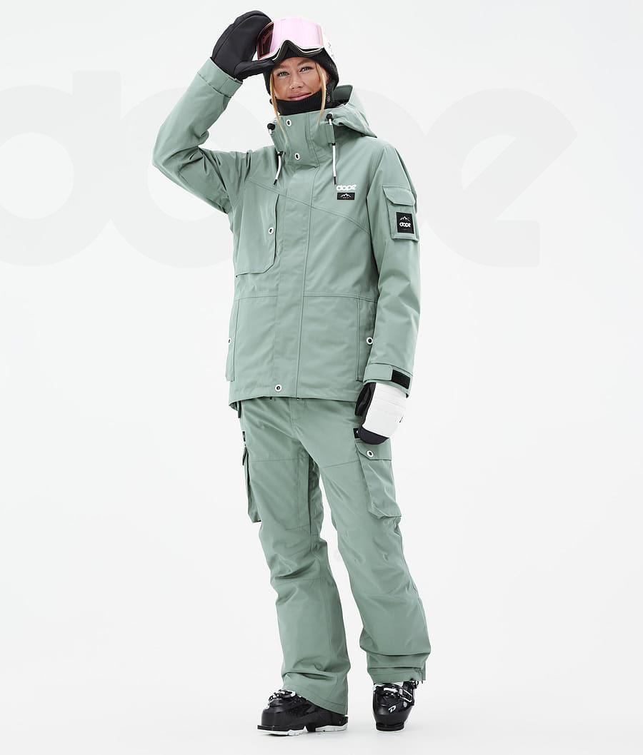 Green Women's Dope Adept W Ski Jackets | AUHK3560