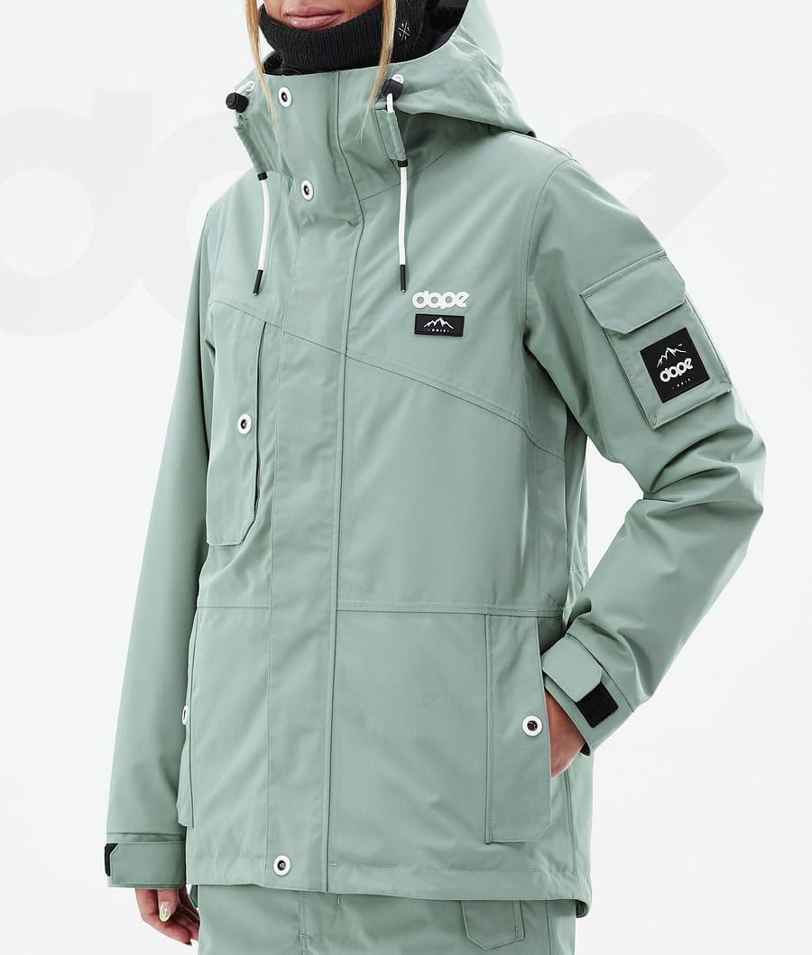 Green Women's Dope Adept W Snowboard Jackets | AURW3389