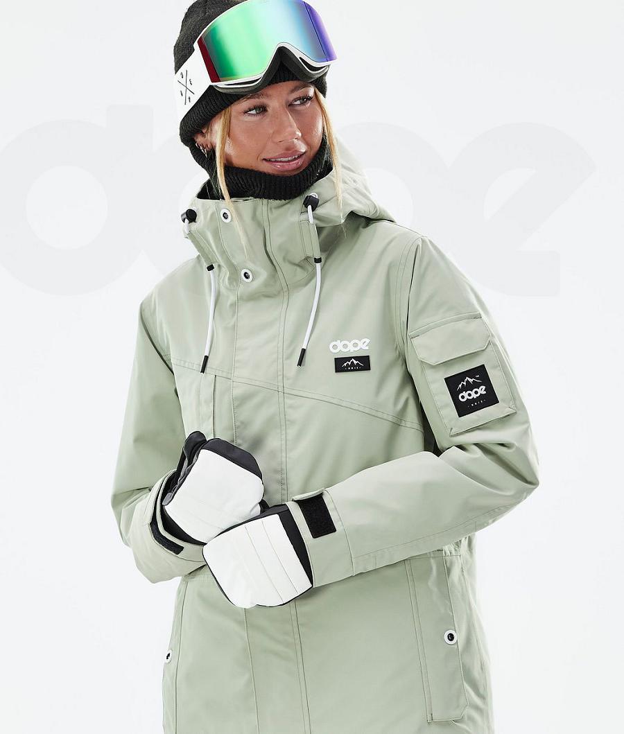 Green Women's Dope Adept W Snowboard Jackets | AUYU3387