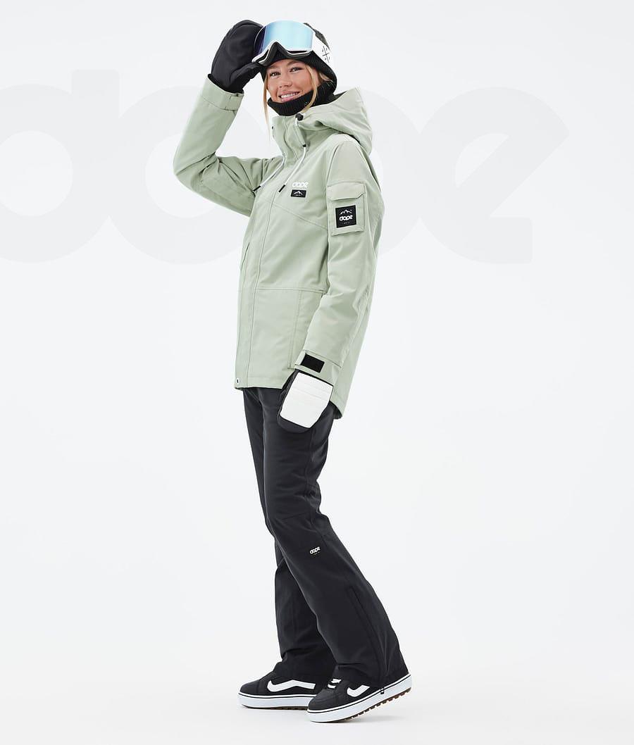 Green Women's Dope Adept W Snowboard Jackets | AUYU3387