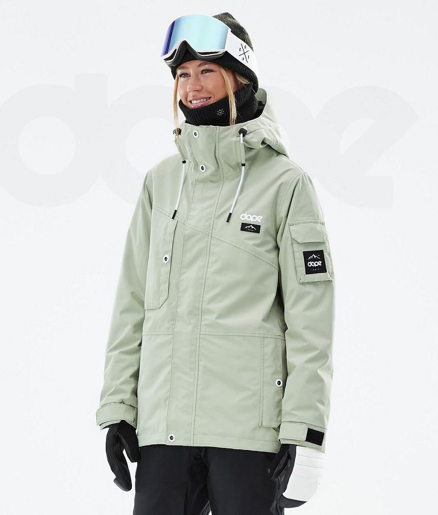 Green Women\'s Dope Adept W Snowboard Jackets | AUYU3387