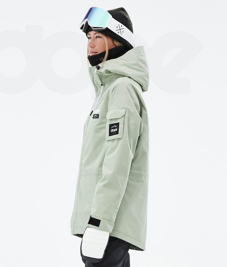 Green Women's Dope Adept W Soft Ski Jackets | AUWY3574