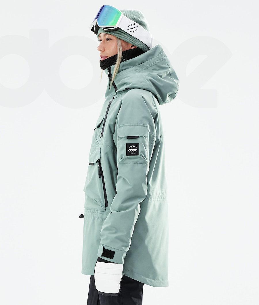 Green Women's Dope Akin W 2021 Snowboard Jackets | AUEX3417