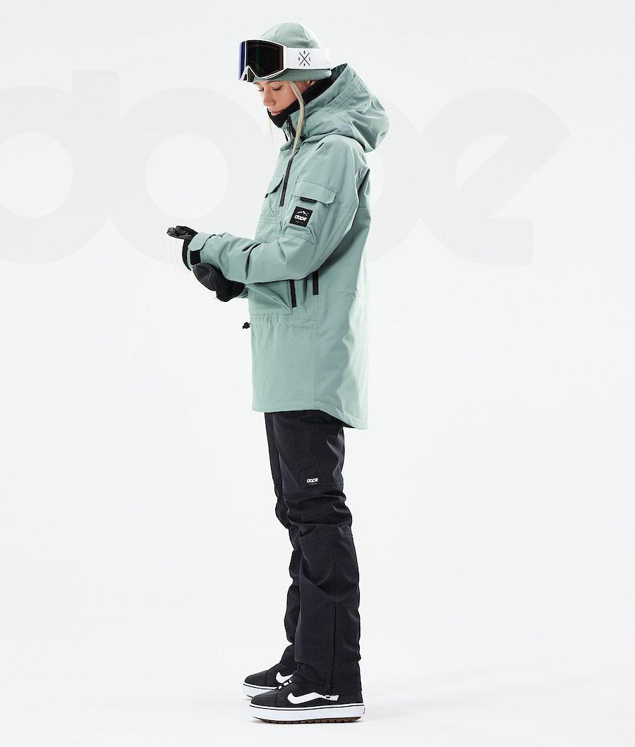 Green Women's Dope Akin W 2021 Snowboard Jackets | AUEX3417