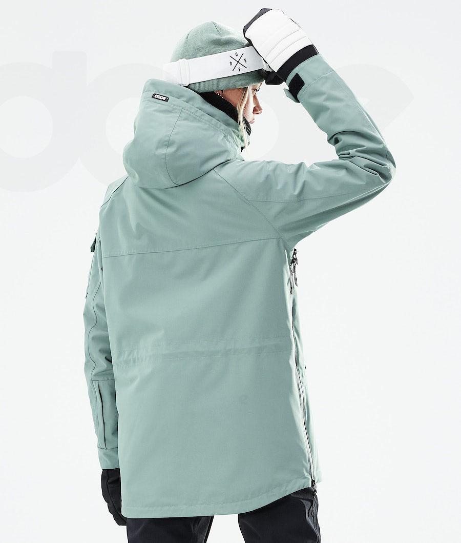 Green Women's Dope Akin W 2021 Snowboard Jackets | AUEX3417