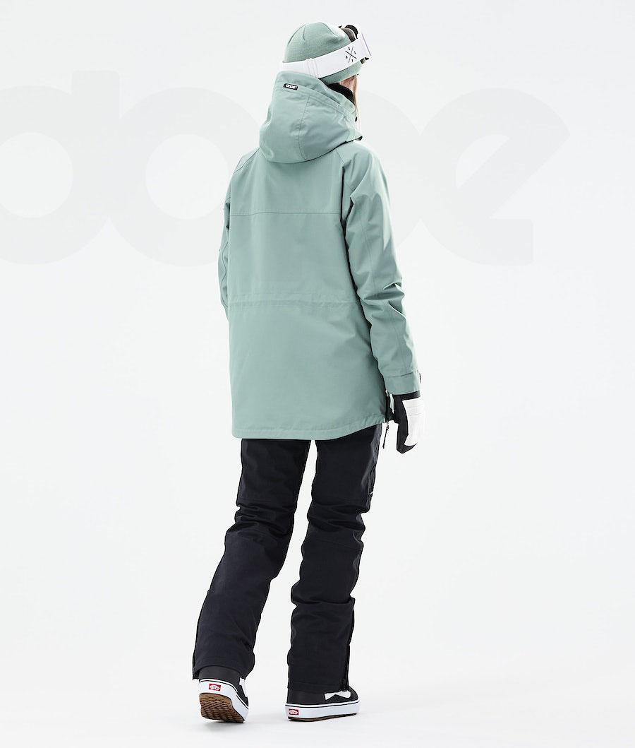 Green Women's Dope Akin W 2021 Snowboard Jackets | AUEX3417