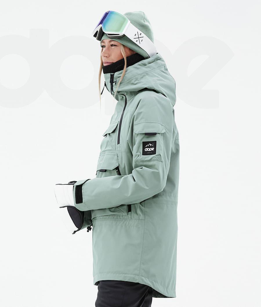 Green Women's Dope Akin W Ski Jackets | AUMA3576