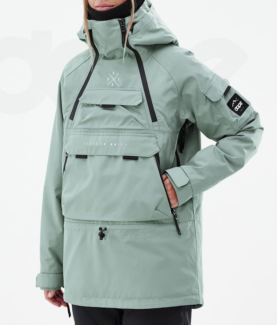 Green Women's Dope Akin W Ski Jackets | AUMA3576