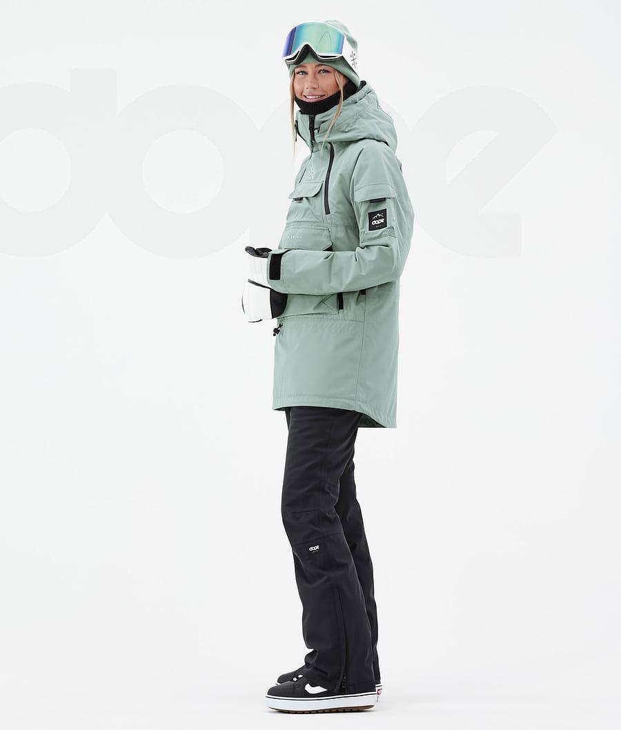 Green Women's Dope Akin W Snowboard Jackets | AUGL3405