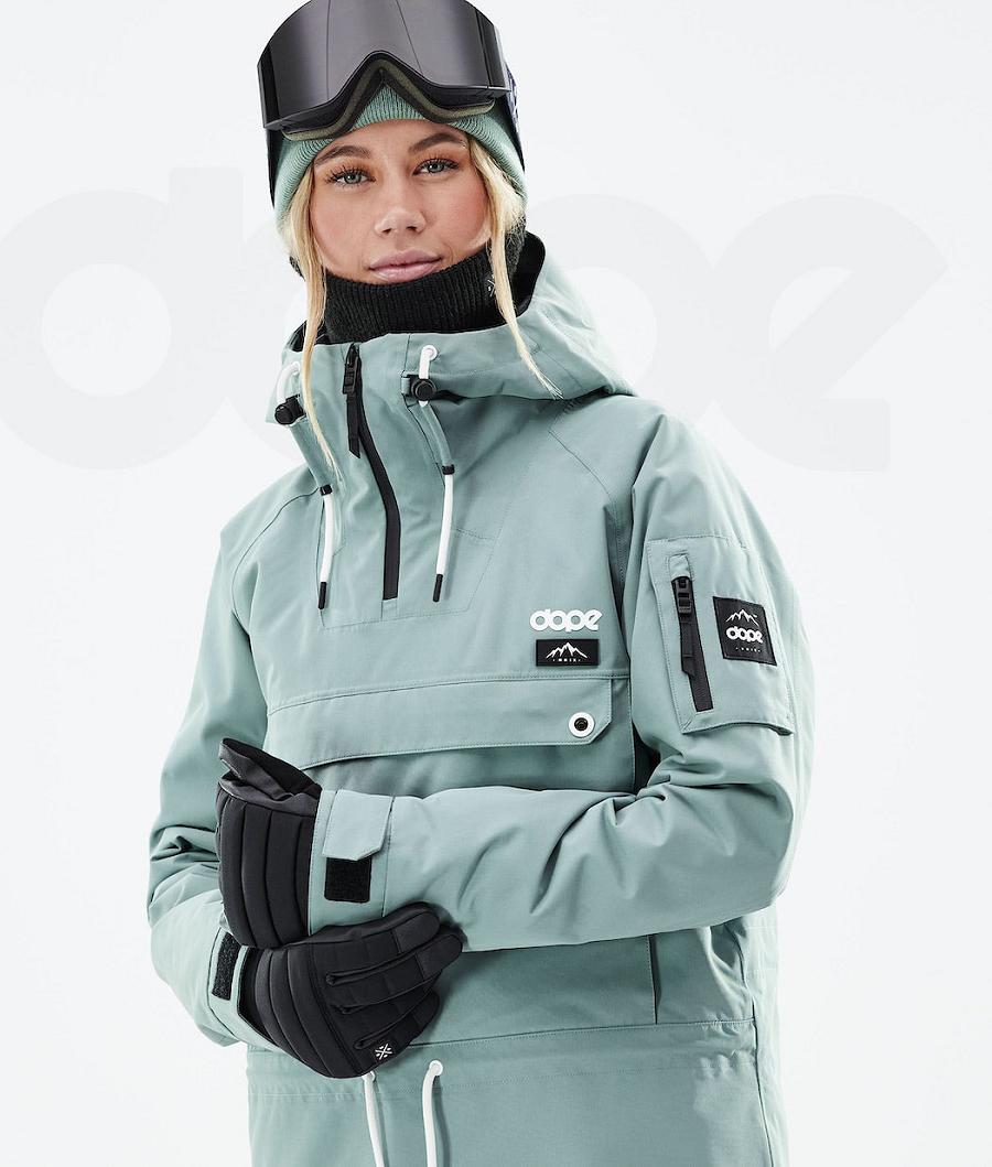 Green Women's Dope Annok W 2021 Ski Jackets | AUVD3604