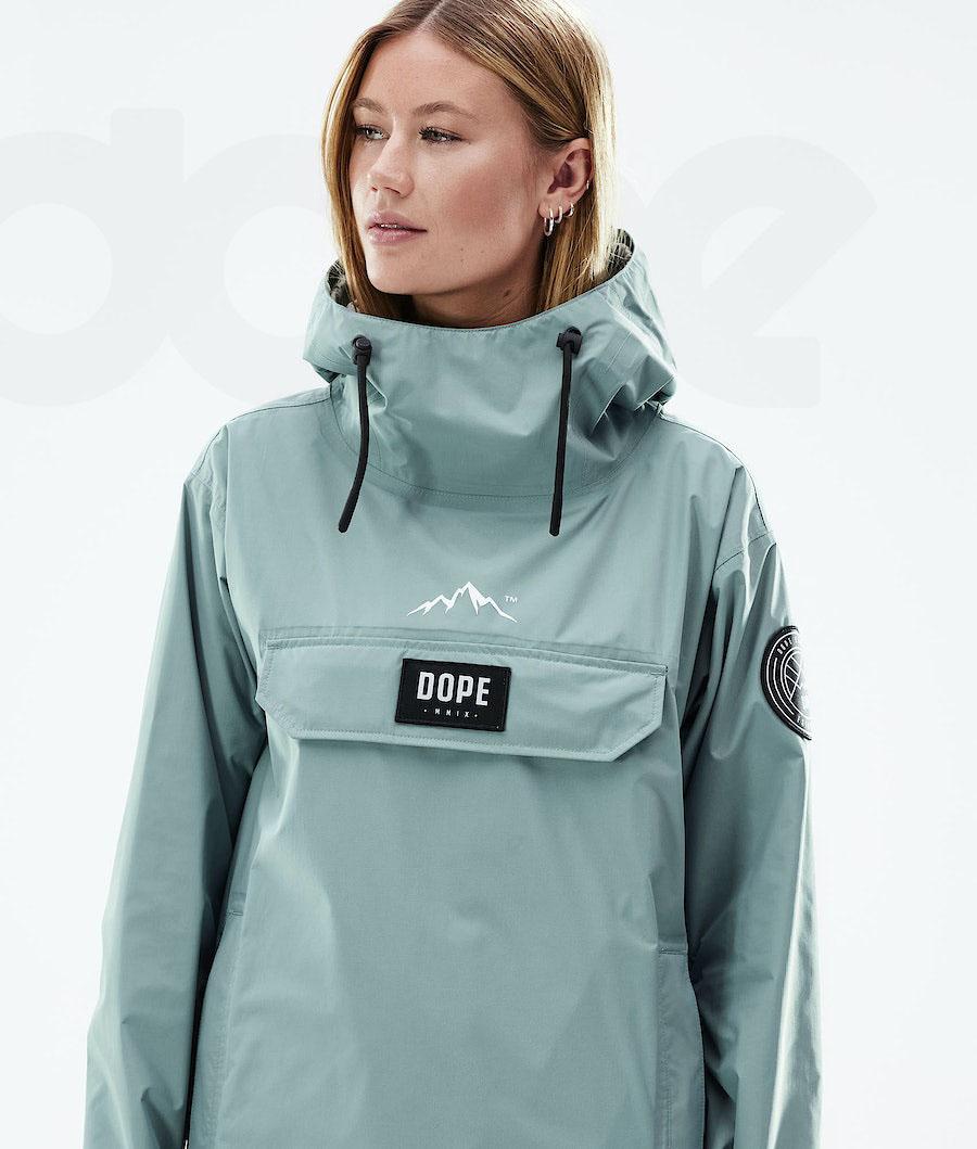 Green Women's Dope Blizzard Light W Outdoor Jackets | AUAP3721