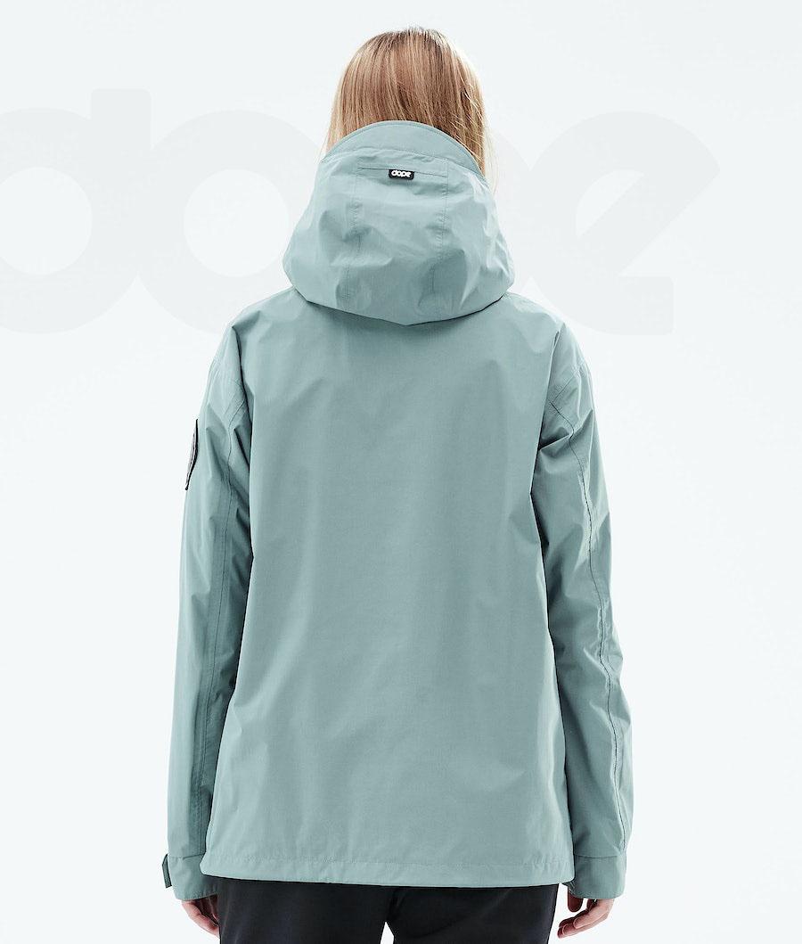 Green Women's Dope Blizzard Light W Outdoor Jackets | AUAP3721