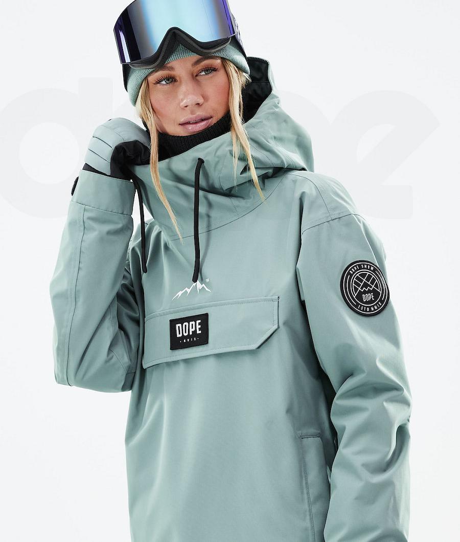 Green Women's Dope Blizzard W 2021 Ski Jackets | AUWY3626