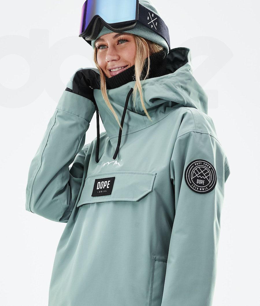 Green Women's Dope Blizzard W 2021 Ski Jackets | AUWY3626