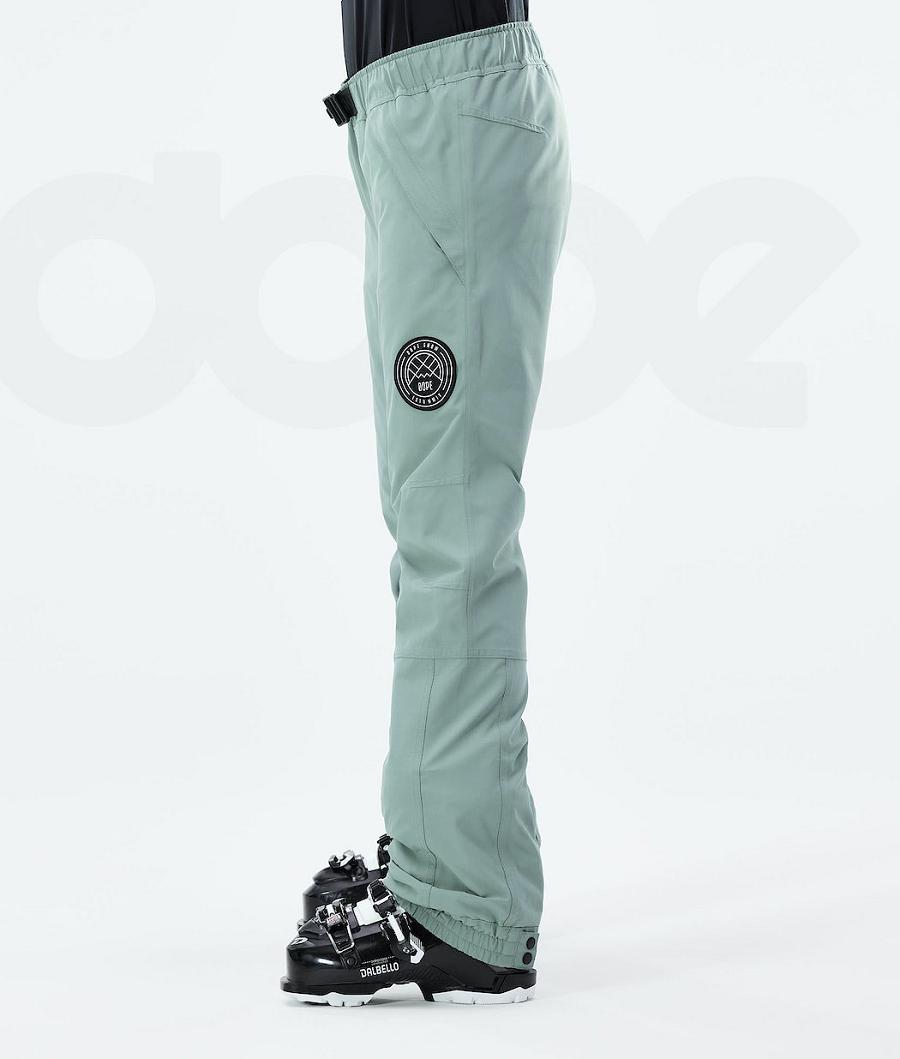 Green Women's Dope Blizzard W 2021 Ski Pants | AUOR3313