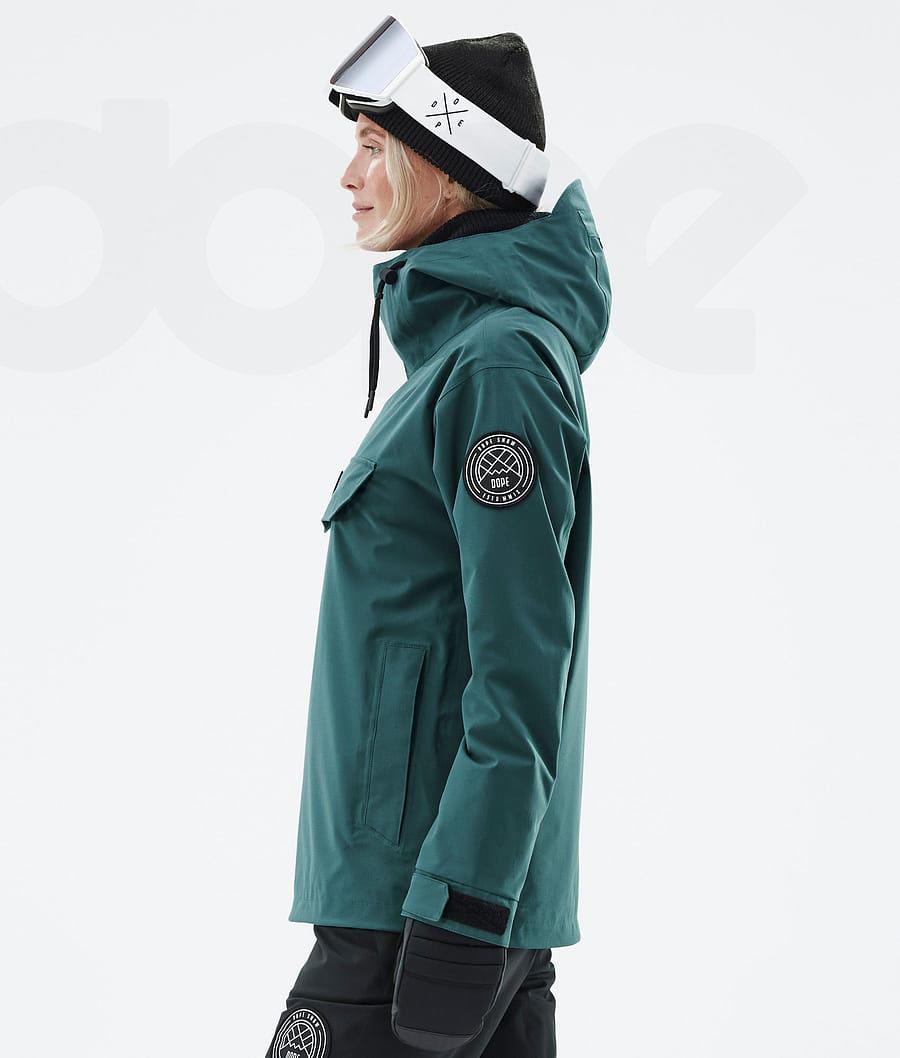 Green Women's Dope Blizzard W Bottle Ski Jackets | AUHK3630