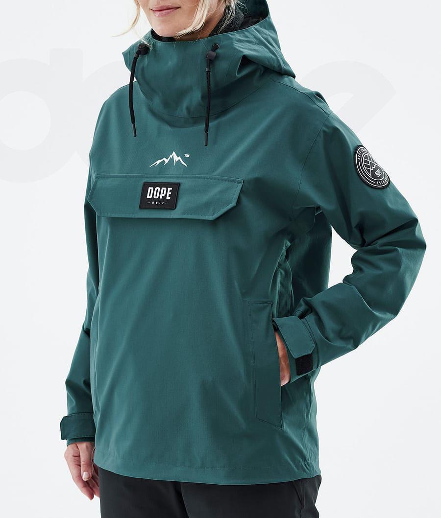 Green Women's Dope Blizzard W Bottle Ski Jackets | AUHK3630