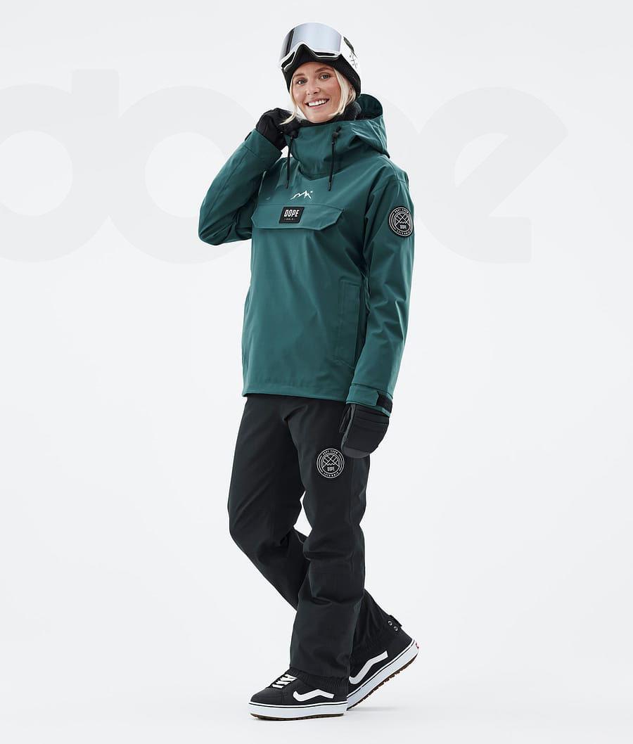 Green Women's Dope Blizzard W Bottle Snowboard Jackets | AUAP3461