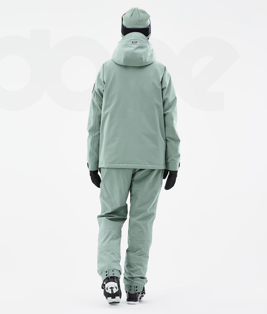 Green Women's Dope Blizzard W Faded Ski Jackets | AUGL3631