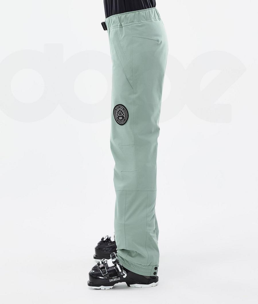 Green Women's Dope Blizzard W Faded Ski Pants | AURW3318