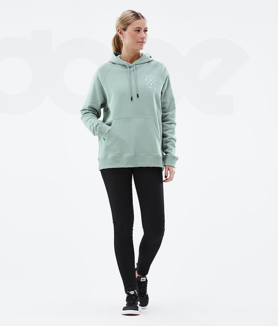 Green Women's Dope Common W 2X-Up Hoodie | AUTV3831