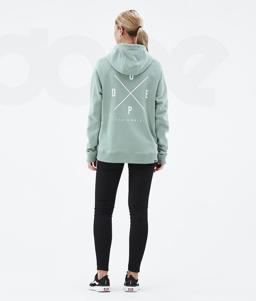 Green Women's Dope Common W 2X-Up Hoodie | AUTV3831