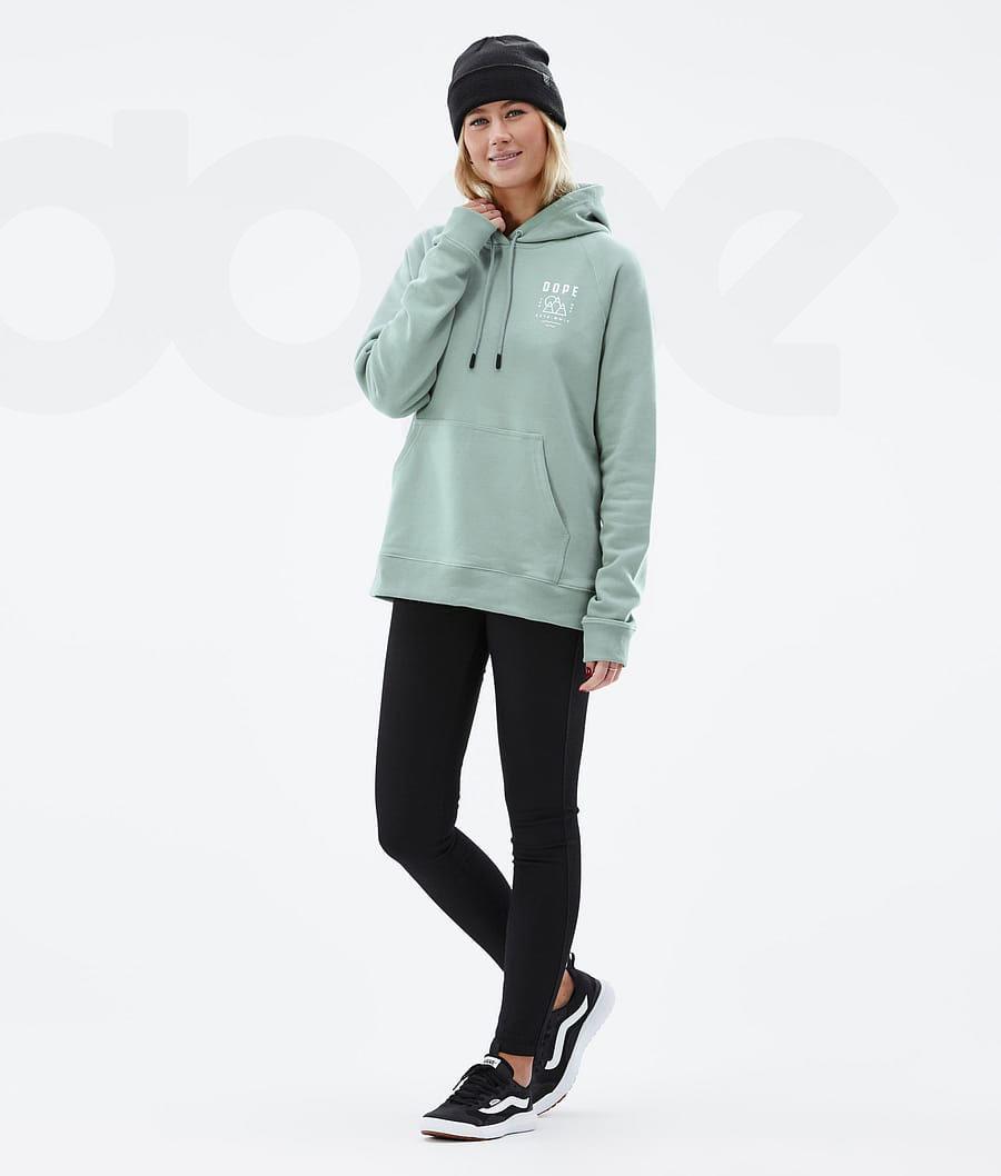 Green Women's Dope Common W Summit Hoodie | AUFM3840