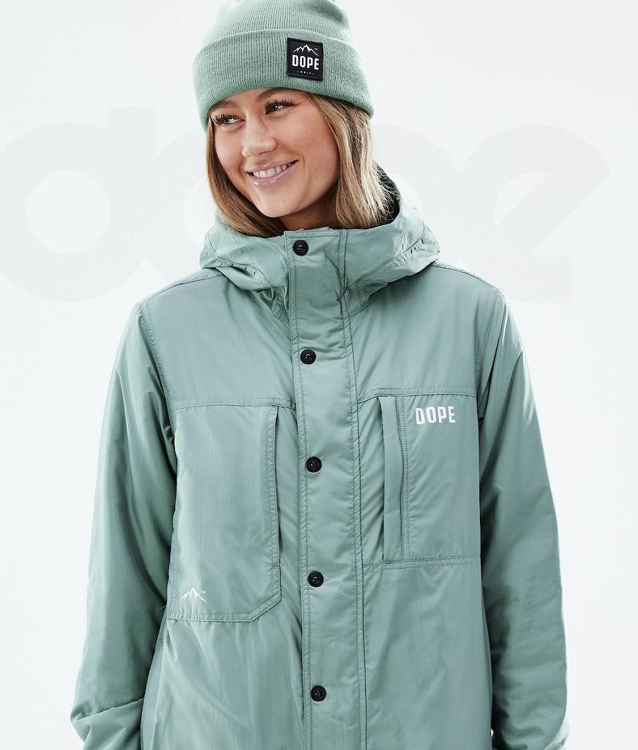 Green Women's Dope Insulated W Outdoor Jackets | AUHK3741