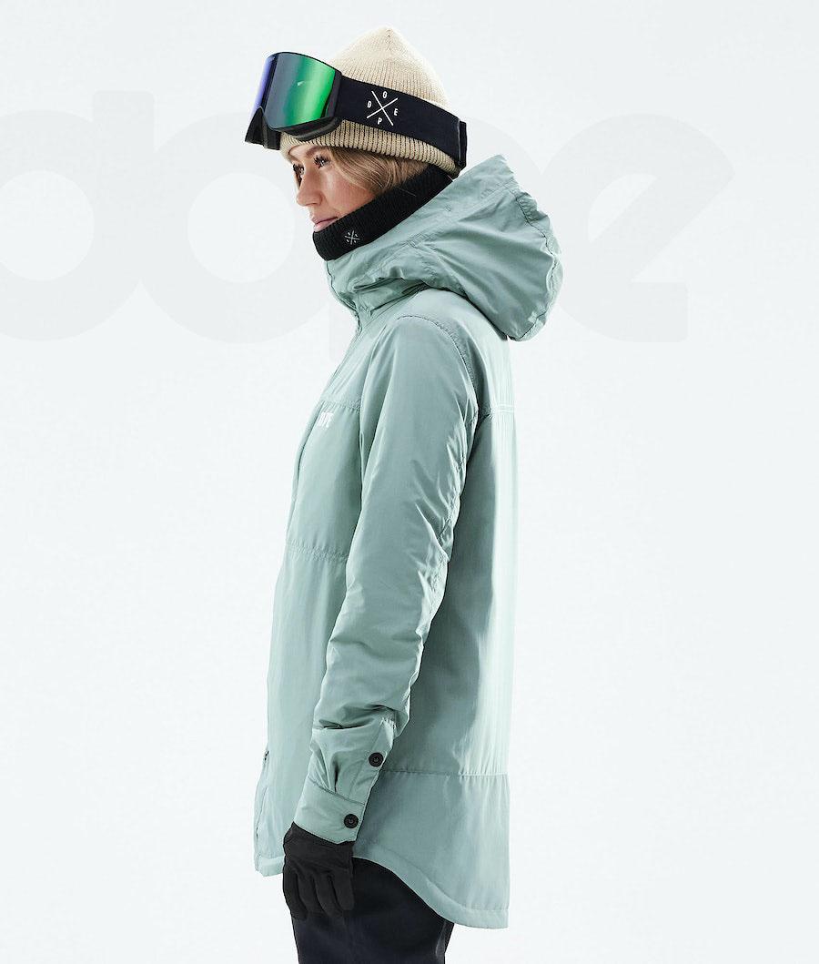 Green Women's Dope Insulated W Ski Jackets | AUVD3656